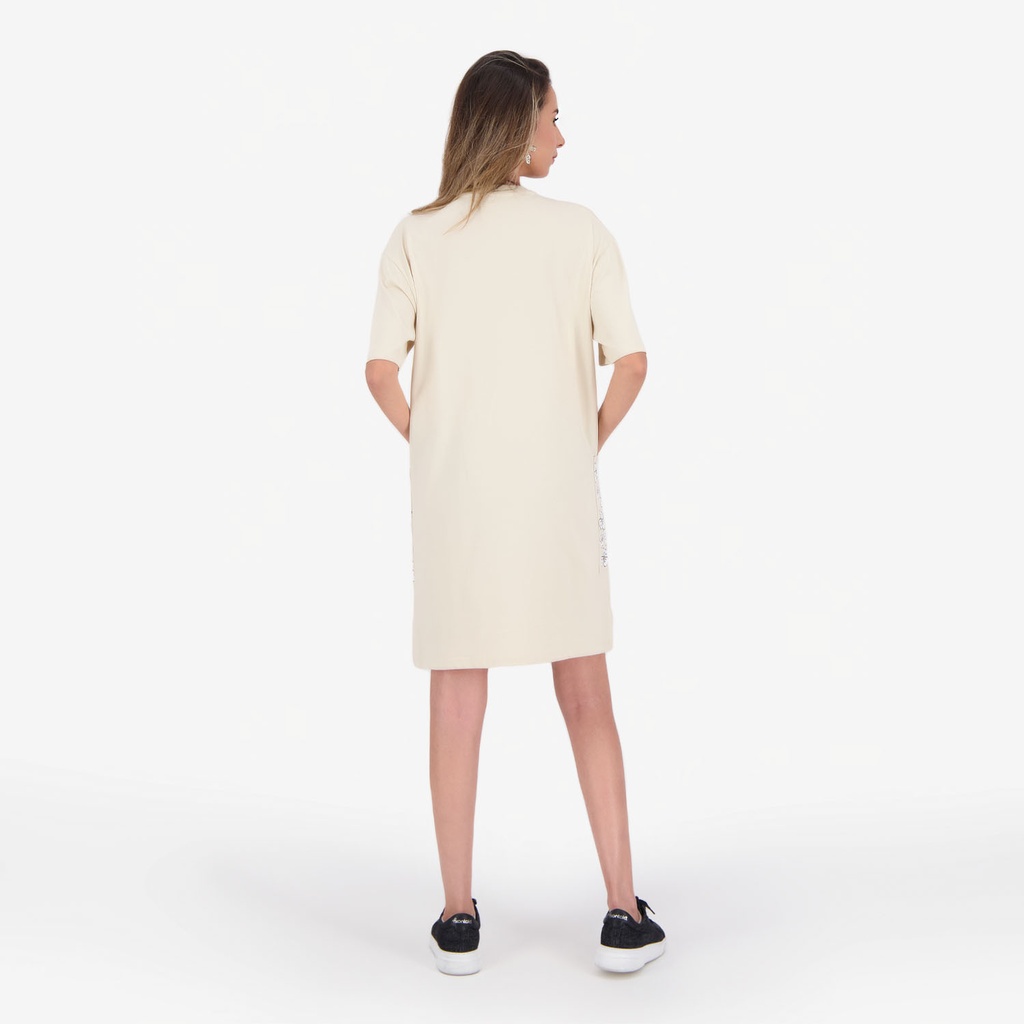 T-shirt robe femme manches courtes محبوبي مثلتك وردة