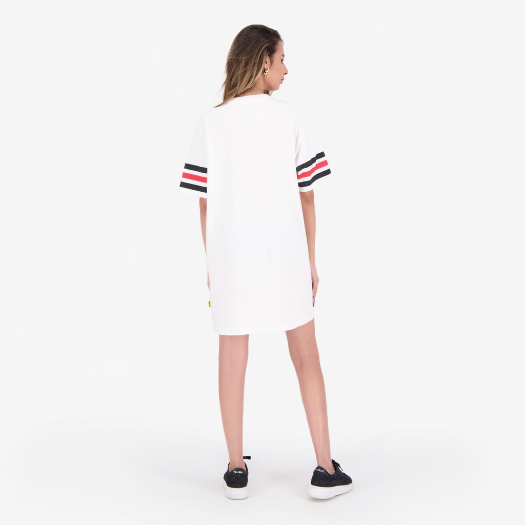 T-shirt robe femme manches courtes KONTAKT