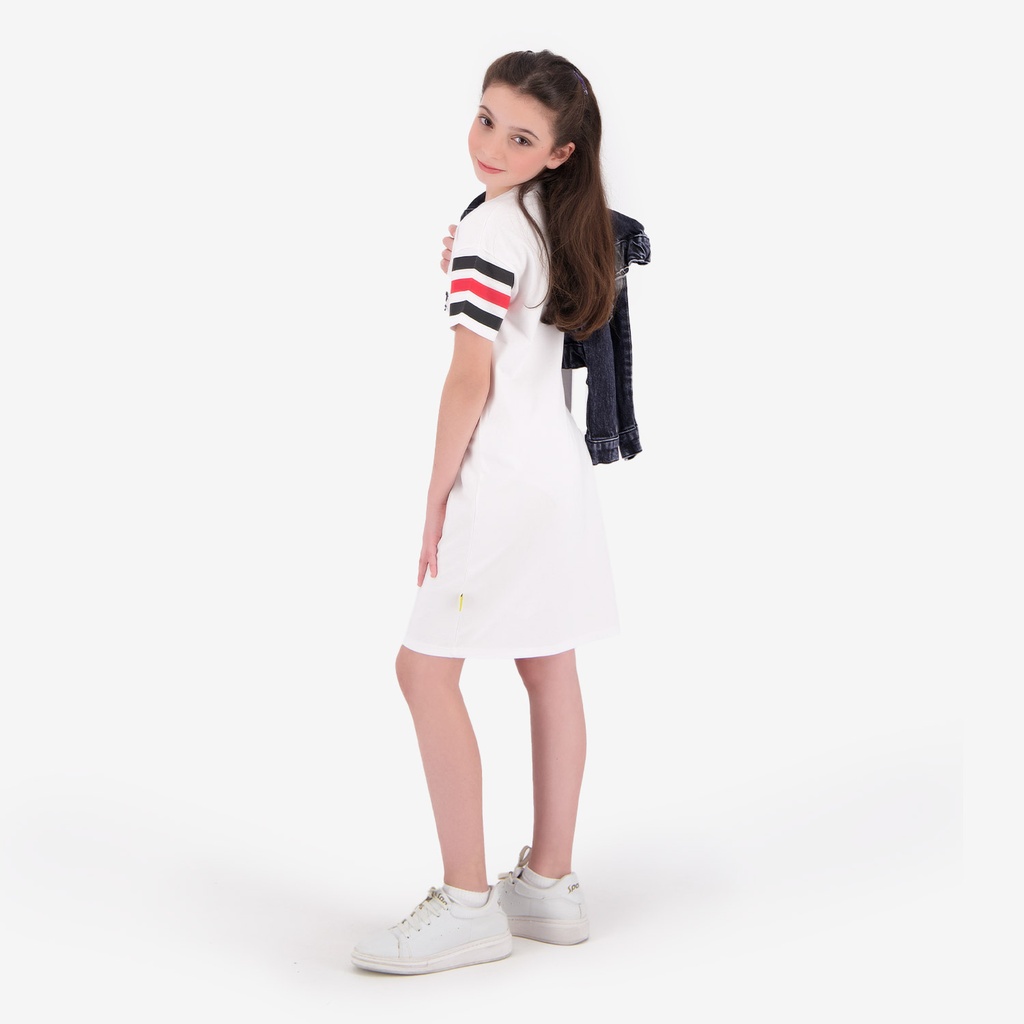 T-shirt robe fille manches courtes  KONTAKT