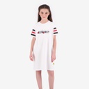 T-shirt robe fille manches courtes  KONTAKT