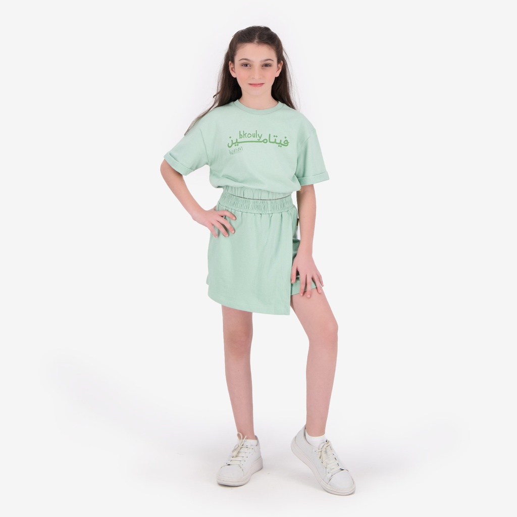 Skort fille en molleton