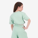 Sweat crop fille manches courtes  bkouly فيتامين