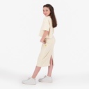 Sweat sur taille fille manches courtes avec pin up