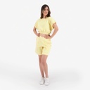 Short femme avec bande à la taille croisée