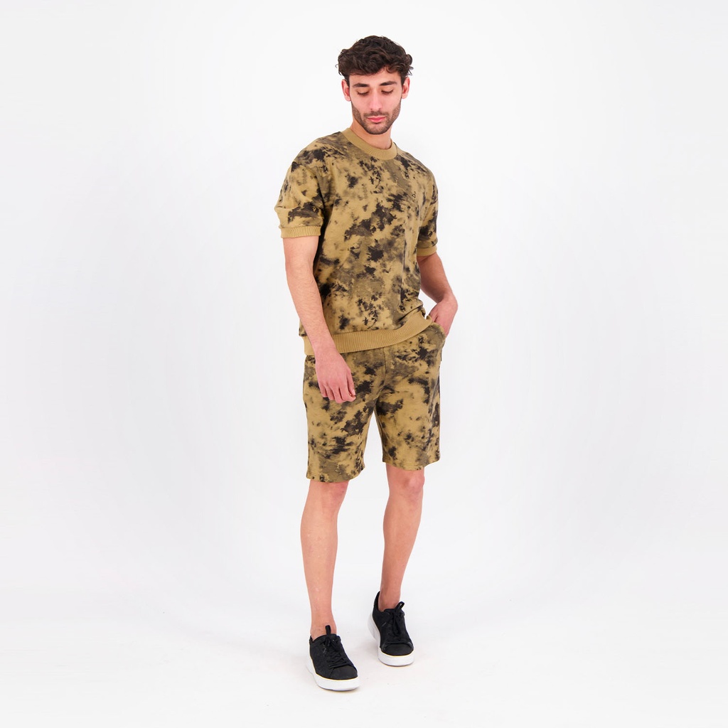 Short homme en molleton tie &amp; dye