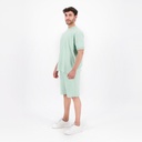 Sweat homme manches courtes avec broderie