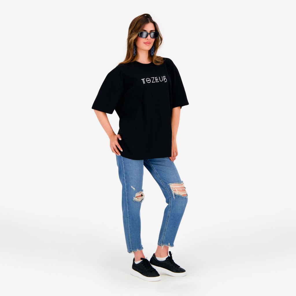 T-shirt oversized unisexe adulte manches courtes TOZEUR