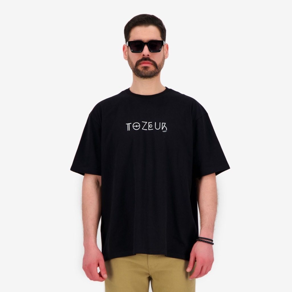 T-shirt oversized unisexe adulte manches courtes TOZEUR