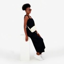 Combinaison femme avec bretelles à volant