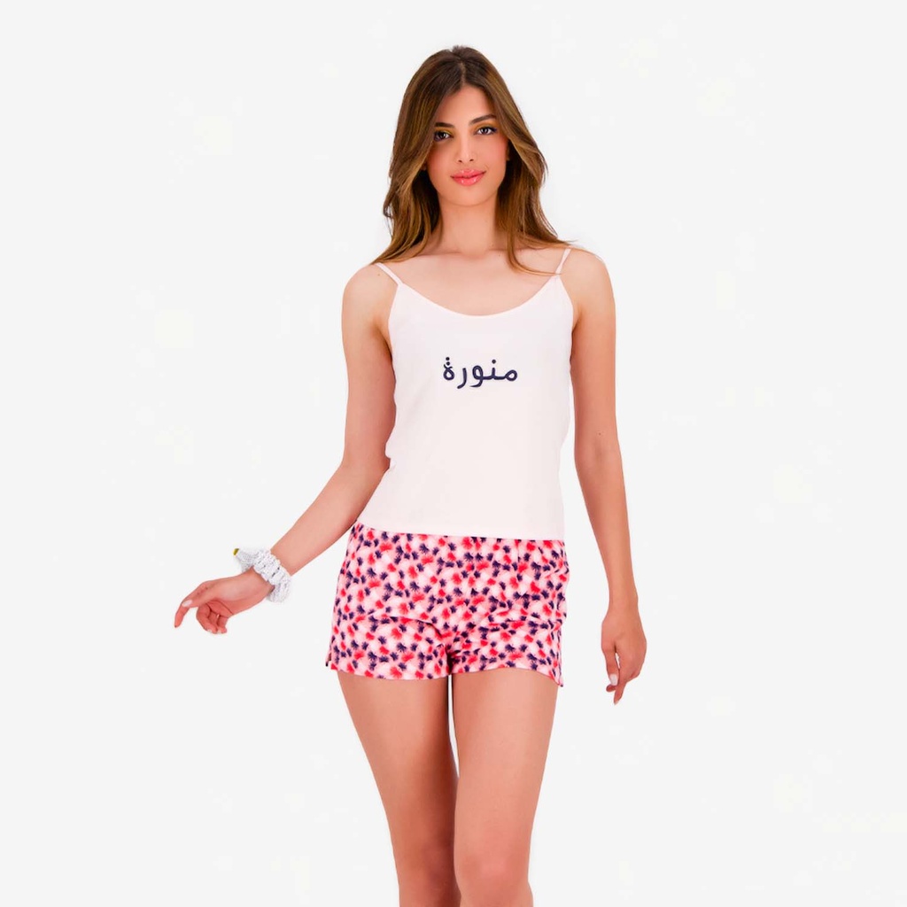 Ensemble femme bretelle et short منورة