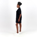 Robe femme manches courtes avec col chemisier