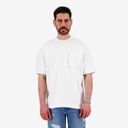 Sweat homme manches courtes avec poche soufflet