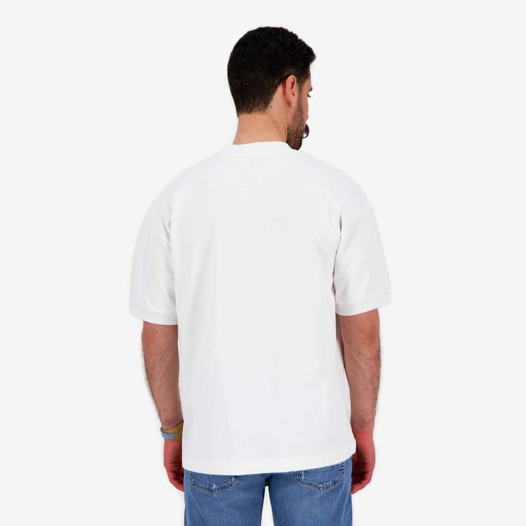 Sweat homme manches courtes avec poche soufflet