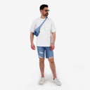 Sweat homme manches courtes avec poche soufflet