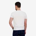 T-shirt homme manches courtes col V avec broderie