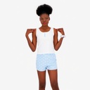 Ensemble femme débardeur et short avec patte boutonnée