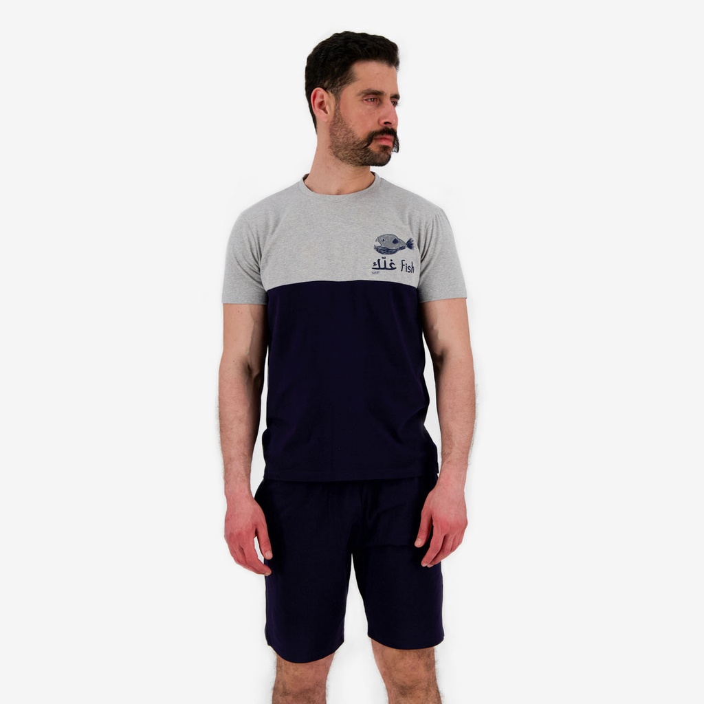 Ensemble homme manches courtes FISHغلك