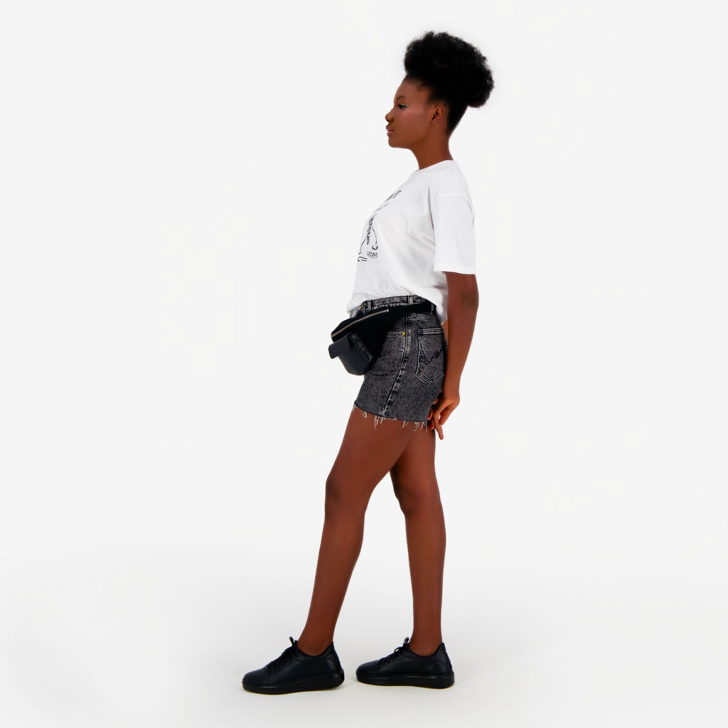 T-shirt oversized femme manches courtes I FEEL داخل بعضي