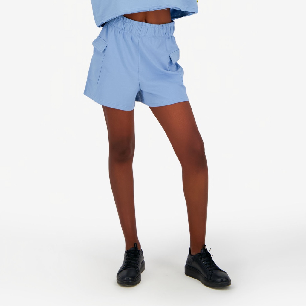 Short cargo femme en molleton