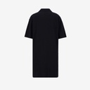 Robe femme manches courtes avec col chemisier