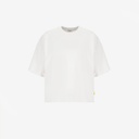 Sweat oversized femme manches courtes avec broderie