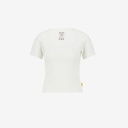 T-shirt décolleté femme manches courtes