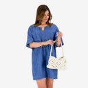 Robe femme manches kimono en jeans -THURAYA