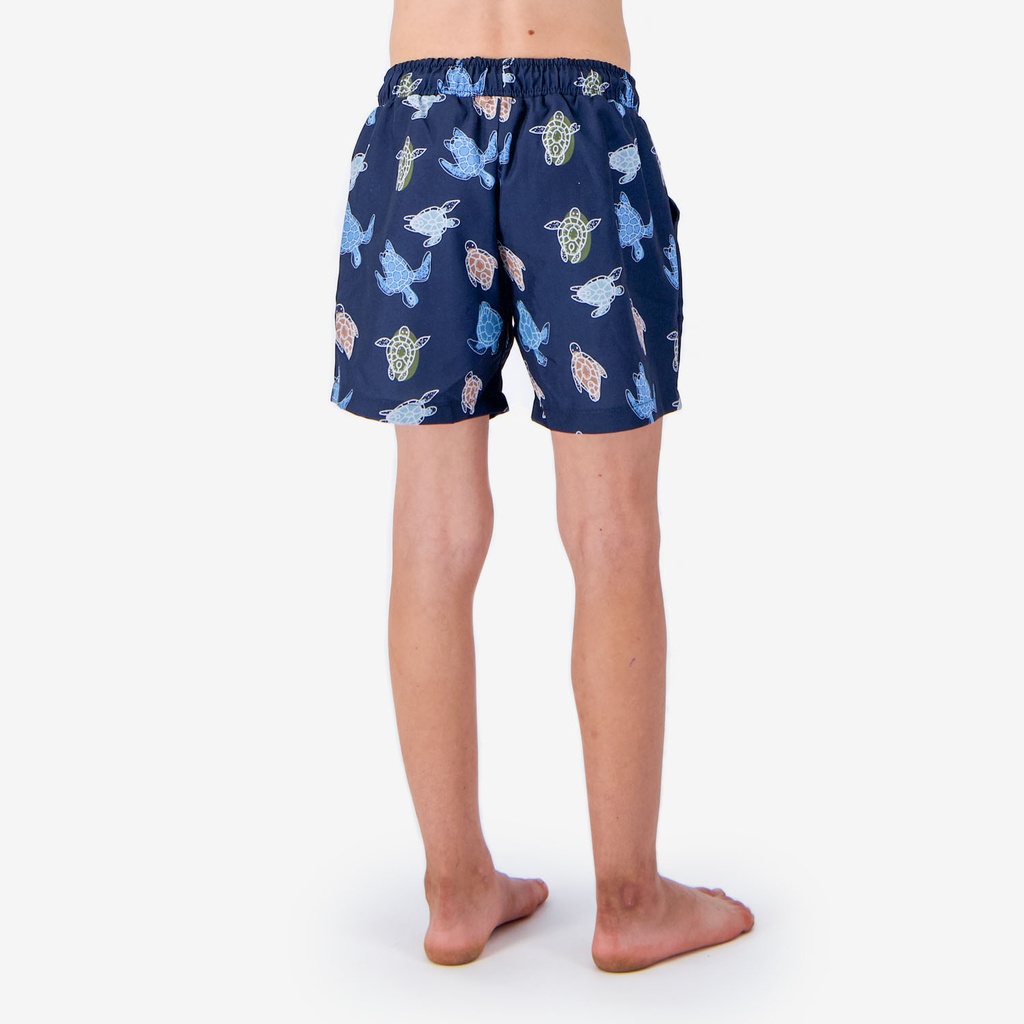 Short maillot garcon ALL OVER TORTUE DE MER
