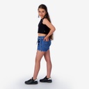 Skort fIlle avec noued en jeans