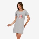 Robe de pyjama femme manches courtes OCTOPUS