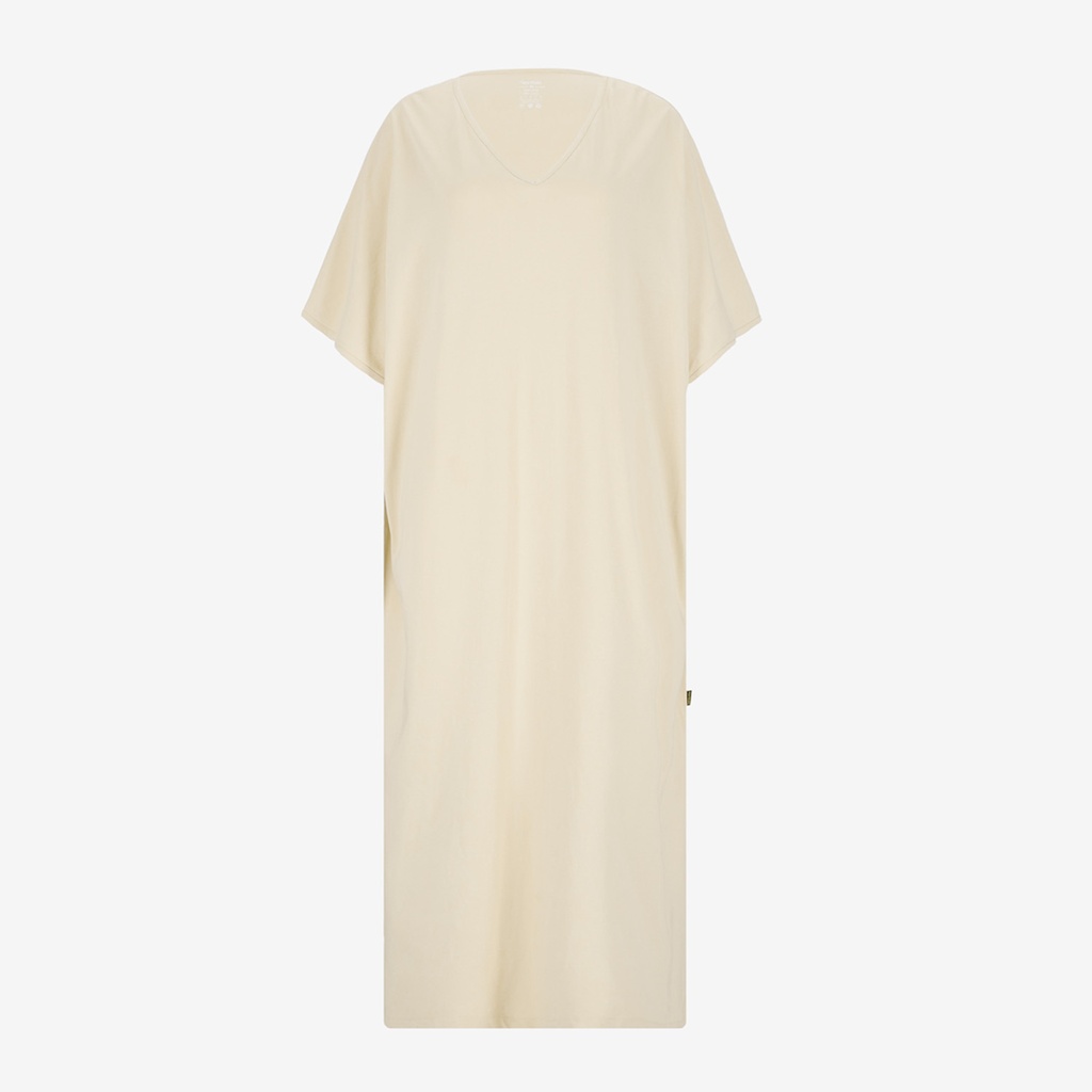 Robe jebba femme manches courtes avec fente