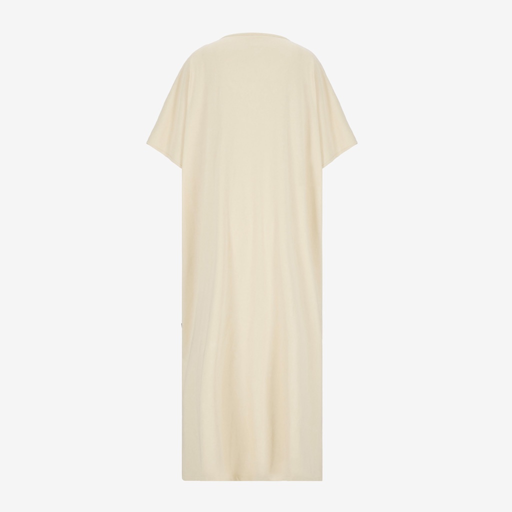 Robe jebba femme manches courtes avec fente