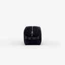 Trousse de toilette homme en jeans et cuir