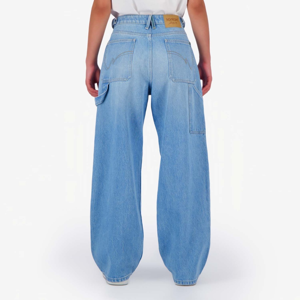 Carpenter baggy unisexe en jeans - KARIM 2.0