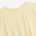 Sweat crop femme sans manches avec broderie