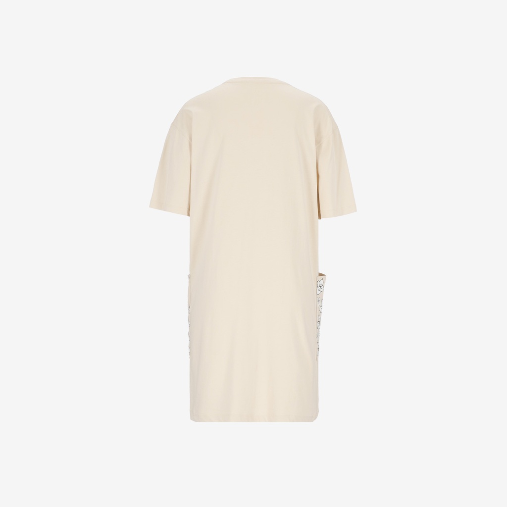 T-shirt robe femme manches courtes محبوبي مثلتك وردة