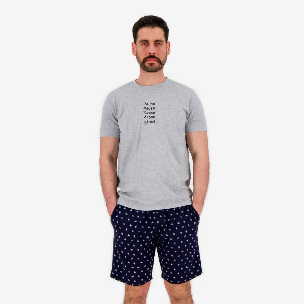 Ensemble homme manches courtes  PAUSE DANCE