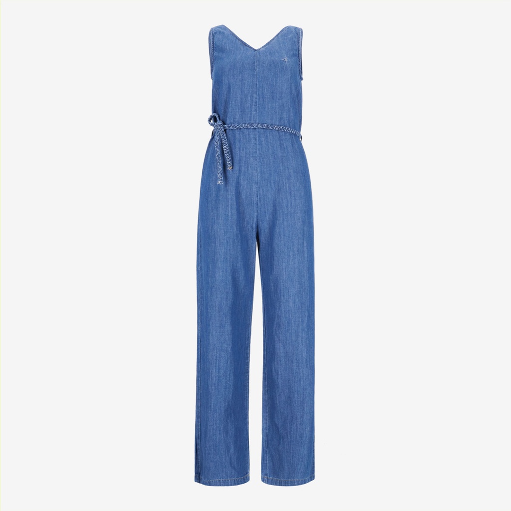 Combinaison fluide femme en jeans-TAMARA