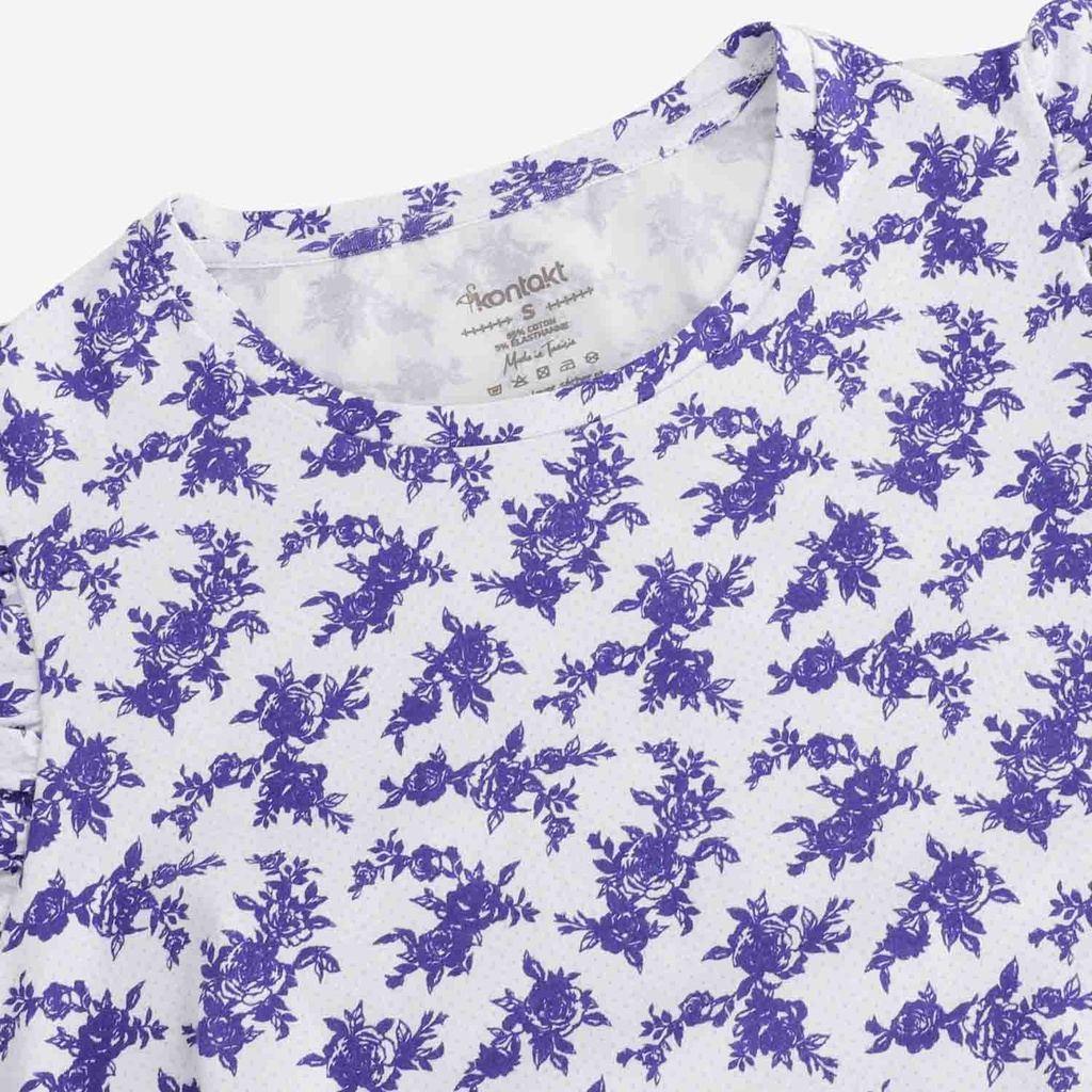 Robe de pyjama femme avec volant