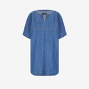 Robe femme manches kimono en jeans -THURAYA