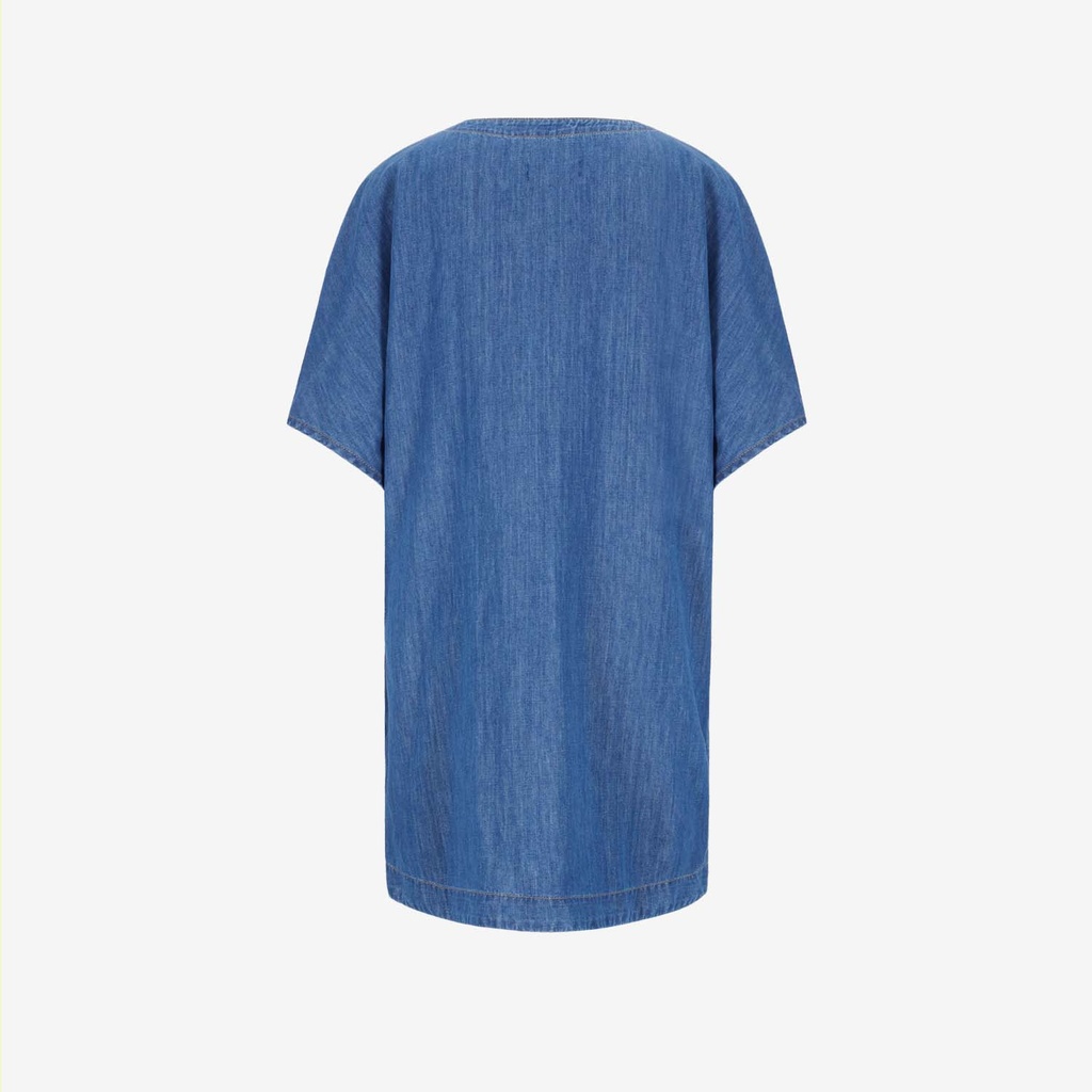 Robe femme manches kimono en jeans -THURAYA