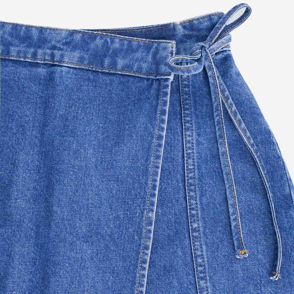 Skort femme avec noued en jeans - SOUKAINA 2.0