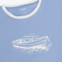 T-shirt homme manches courtes  contrastés رايس الابحار