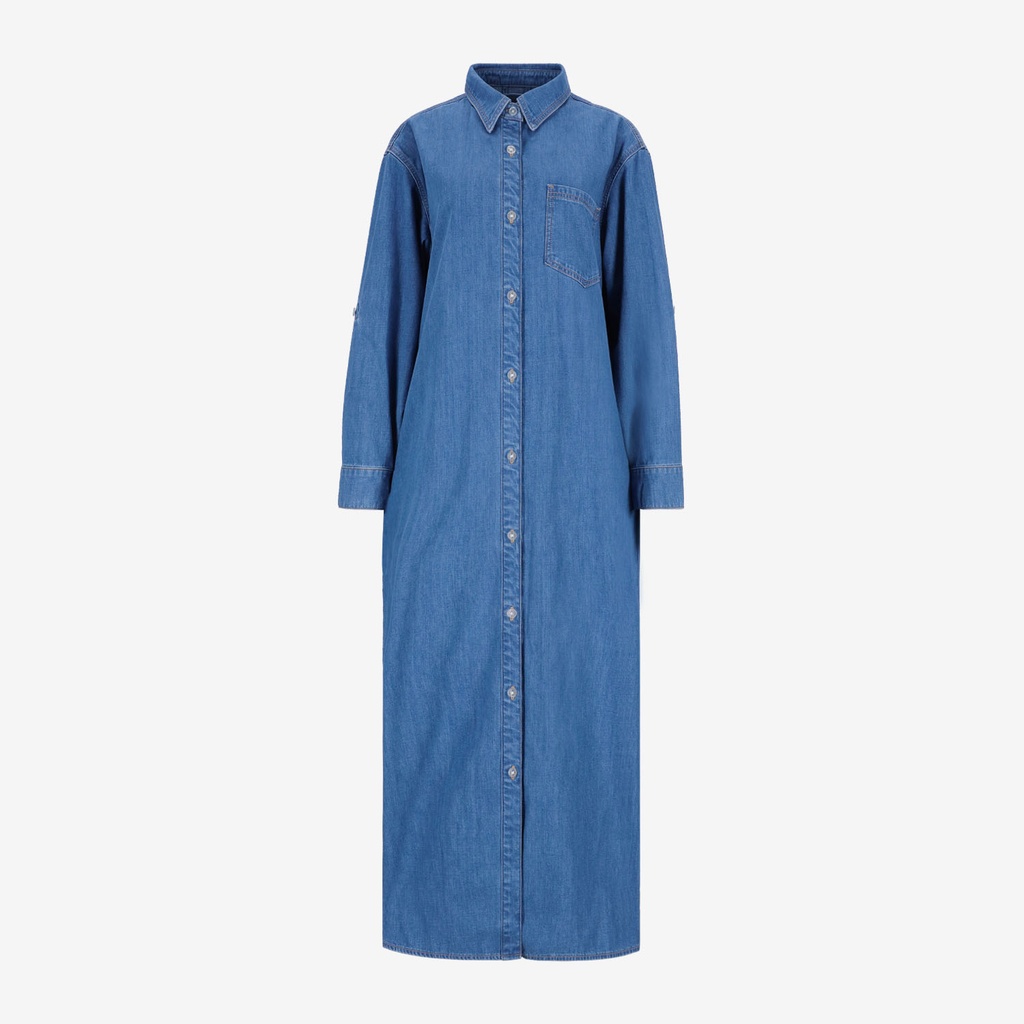 Robe chemise longue femme en jeans CHANEZ 2.0