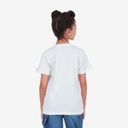 T-shirt fille manches à rayures avec nœuds