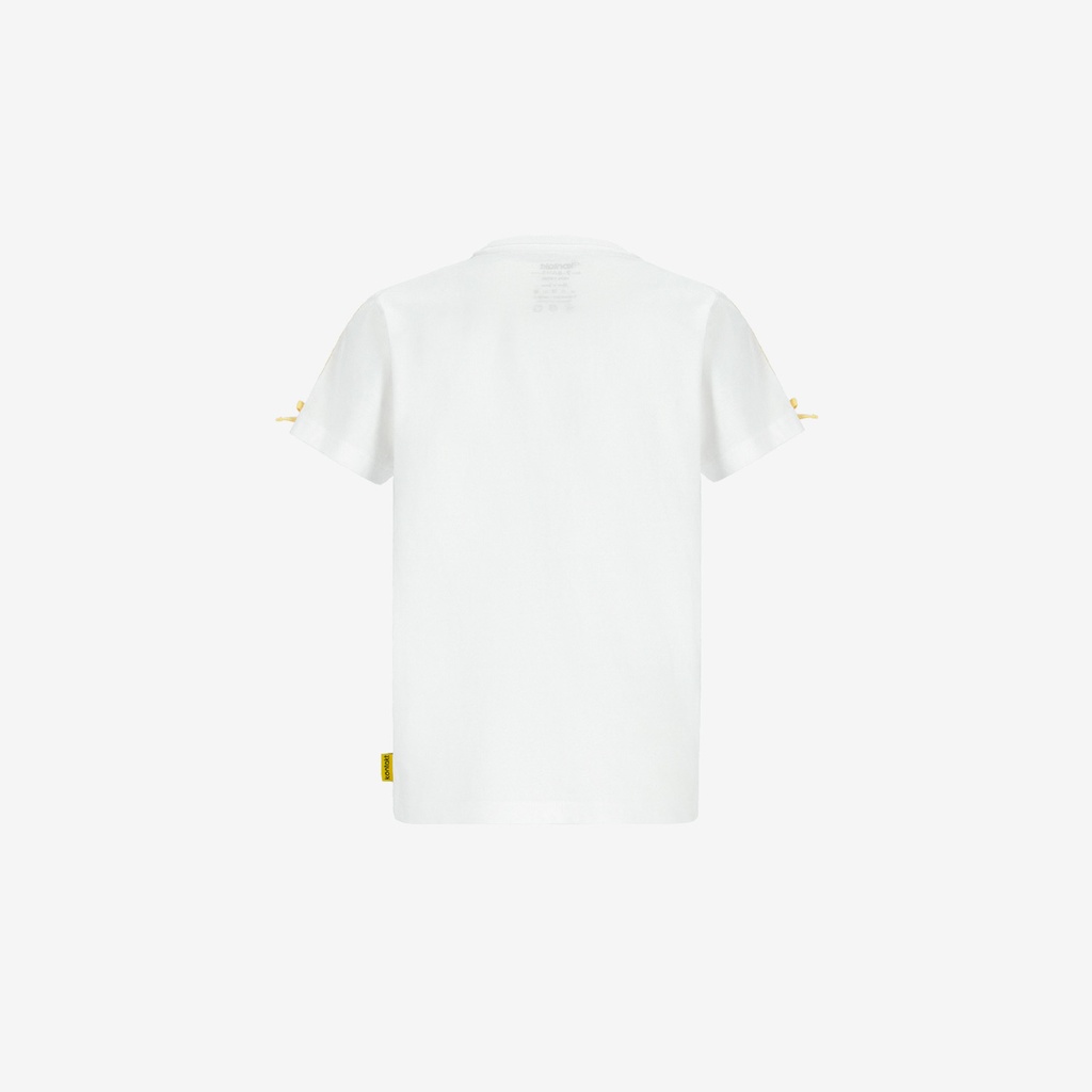 T-shirt fille manches à rayures avec nœuds