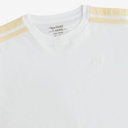 T-shirt fille manches à rayures avec nœuds