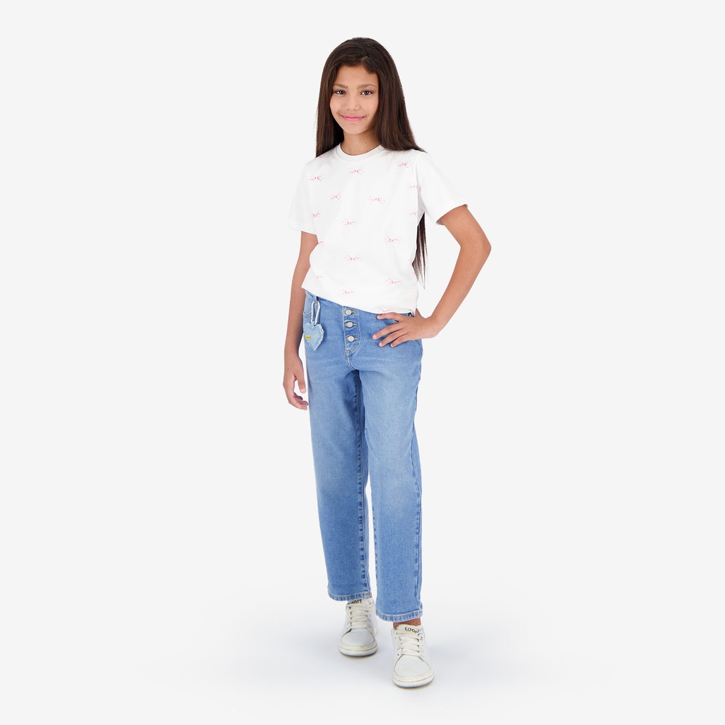 T-shirt fille ALL OVER PAPILLON