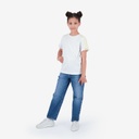 T-shirt fille manches à rayures avec nœuds