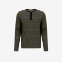 Pyjamas homme manche longue avec pate de boutonnage